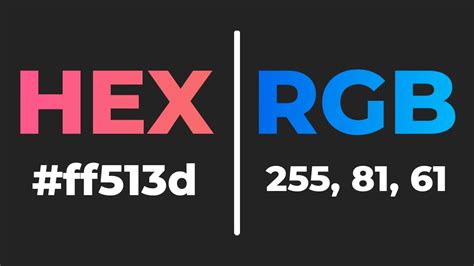 how to convert rgb to hex manually