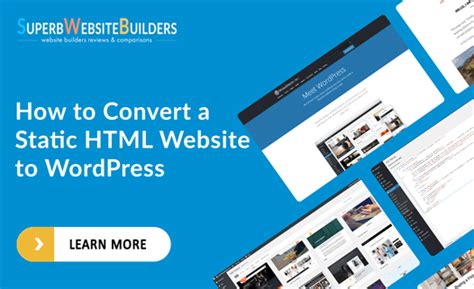 how to convert static html page to dynamic in wordpress