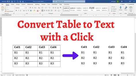 how to convert table in word to picture