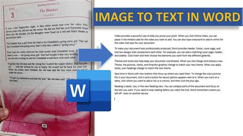 how to convert text from an image