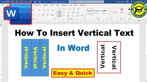 how to convert text to vertical in word