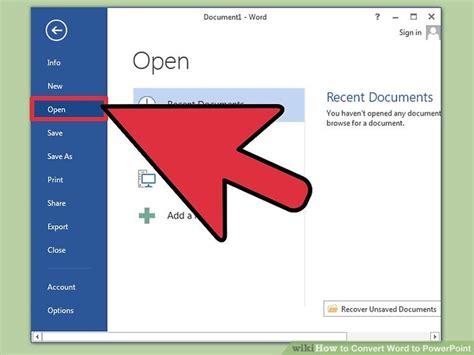 how to convert word document into powerpoint slides
