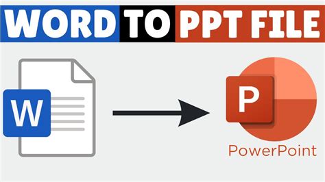 how to convert word document into ppt using ai