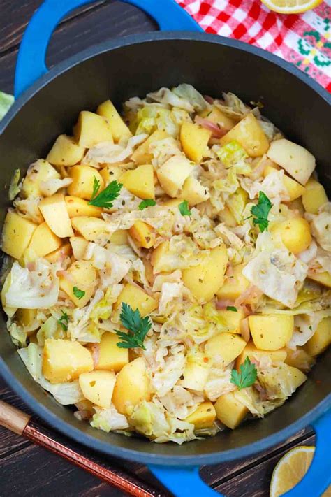 how to cook cabbage and potatoes
