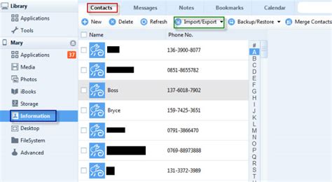 how to copy all contacts from iphone to pc