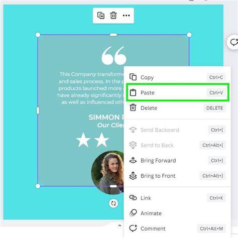 how to copy and paste a canva design into google docs
