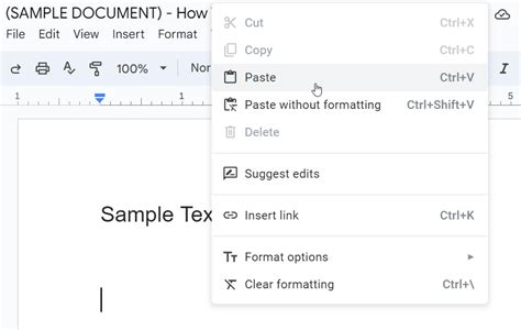 how to copy and paste an entire google doc