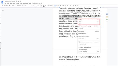 how to copy and paste an entire page in google docs