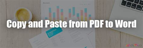 how to copy and paste from pdf to word without line breaks