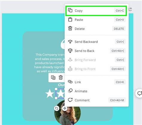 how to copy and paste image from canva to word