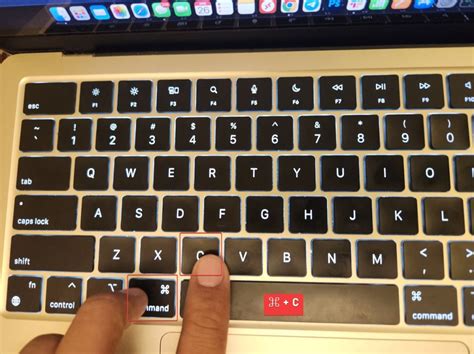 how to copy and paste on macbook pro without mouse