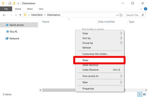 how to copy and paste on pc windows 10