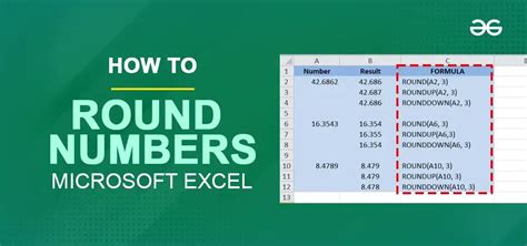 how to copy and paste rounded numbers in excel
