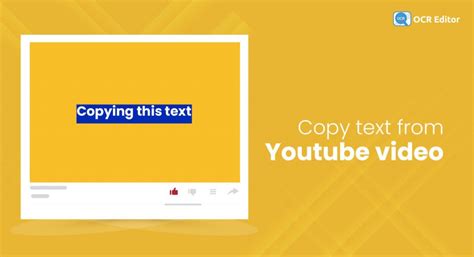 how to copy and paste text from a youtube video