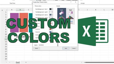 how to copy colour palette from powerpoint to excel