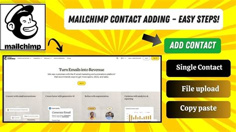 how to copy contacts from mailchimp