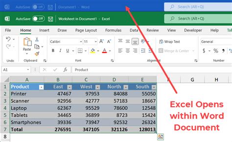 how to copy excel table to word as a picture