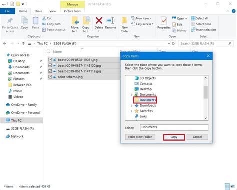 how to copy files from computer to flash drive windows 10