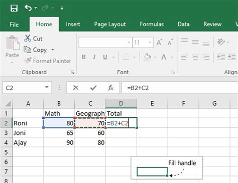 how to copy formula amount in excel