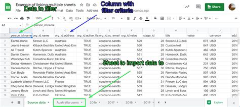 how to copy from one google spreadsheet to another
