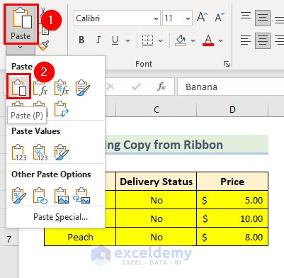 how to copy highlighted rows in excel