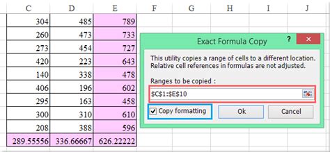 how to copy just number in excel without formula