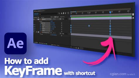 how to copy keyframe in after effects shortcut