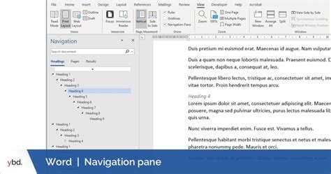 how to copy navigation pane in word