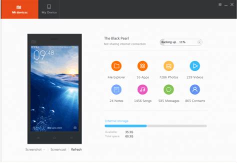 how to copy notes from mi phone to pc