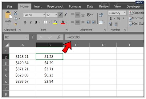 how to copy numbers in excel with only two decimal places