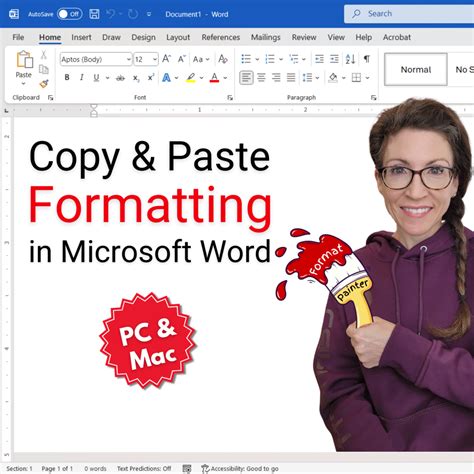 how to copy paste formatting in word mac