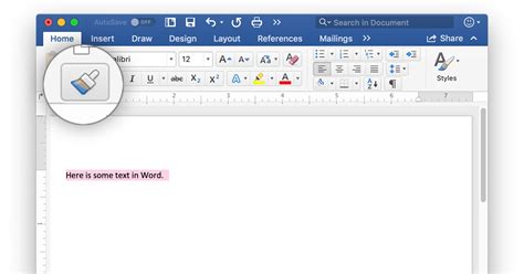 how to copy paste style in word