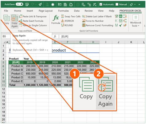 how to copy same cell in excel