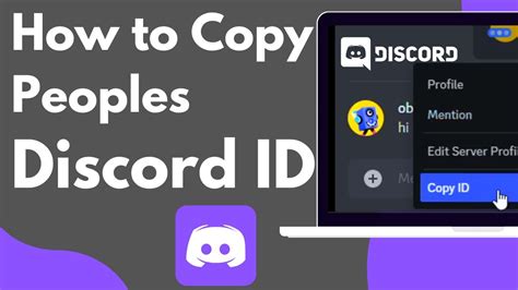how to copy someone id on discord