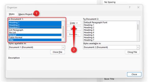 how to copy style of text in word