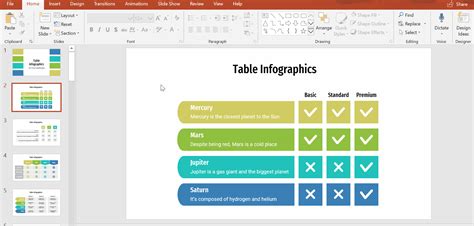how to copy table format in ppt
