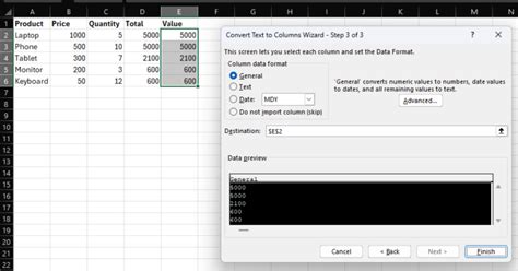 how to copy values and number formatting but not formulas in excel