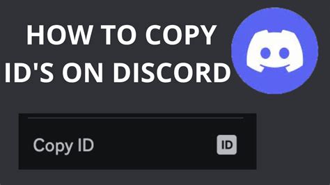 how to copy your id on discord