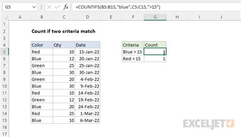 how to count data in excel based on multiple criteria