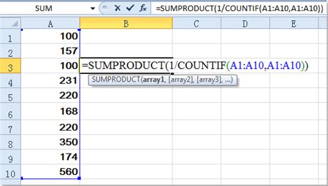 how to count different text values in excel column