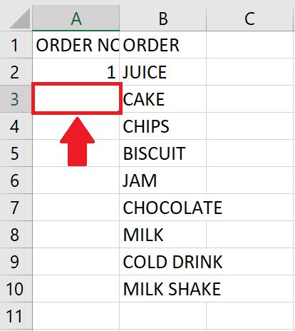 how to count fill column in excel