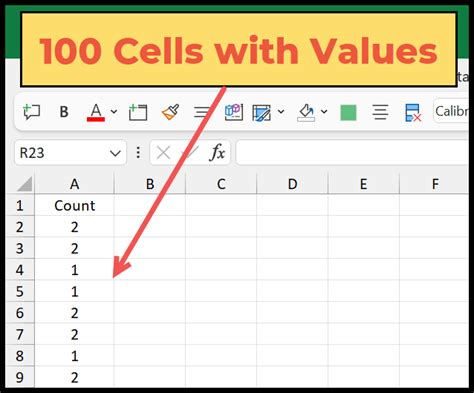how to count filter options in excel