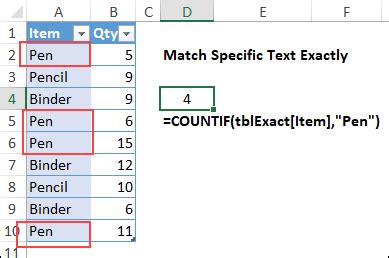 how to count items in excel column