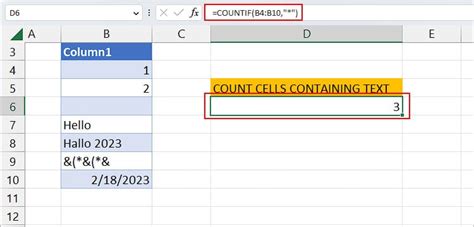 how to count more than one text in excel