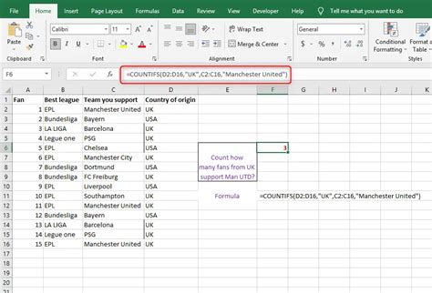 how to count multiple categories in excel