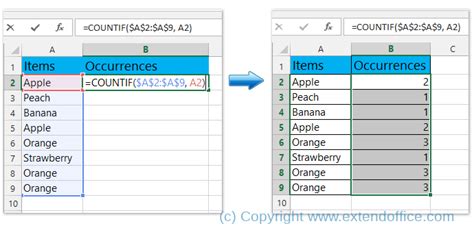 how to count multiple entries in excel