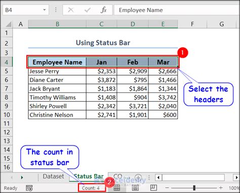 how to count numbers in excel column