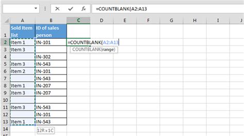 how to count only non blank cells in excel