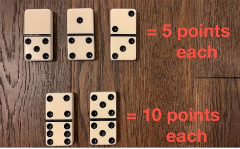 how to count points in dominoes