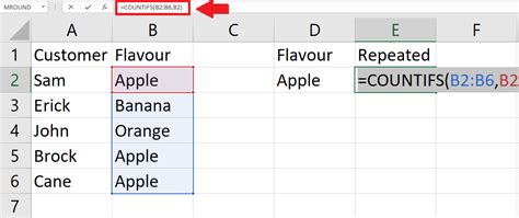 how to count repeated words in excel.sheet